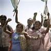 Marchers celebrating during Jan Satyagraha credit Basic / Ekta Parishad